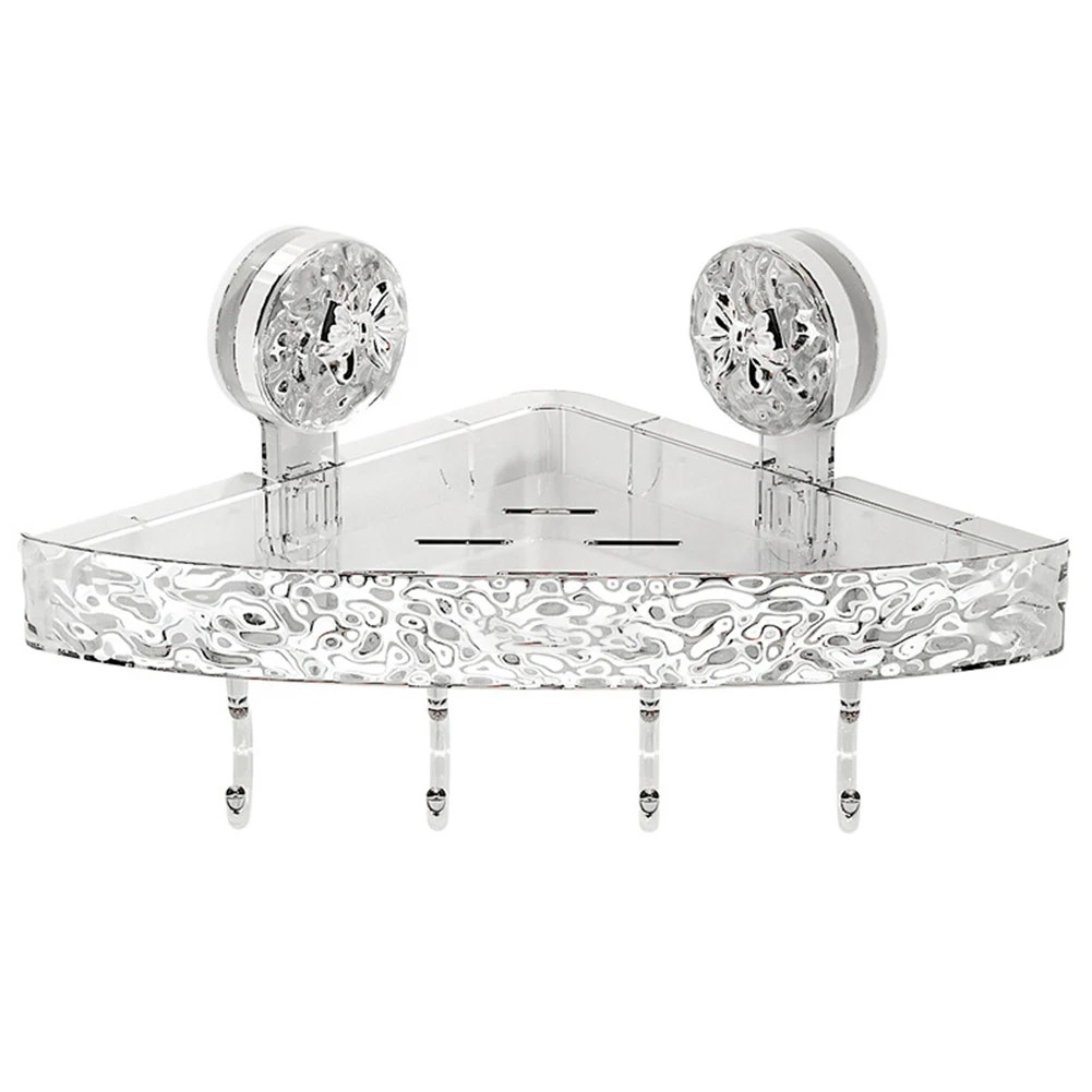 Mensola Portaoggetti Per Doccia In Acrilico Trasparente Mensole Per Doccia Ad Angolo Per Bagno Mensole Per Acqua Del Ghiacciaio Mensola Angolare Per B