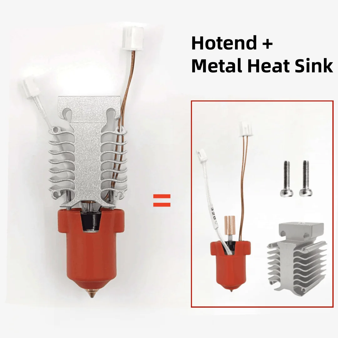 High-Performance Hotend Kit with Ceramic Heating Block for 3D Printers - 300°C Thermal Capacity