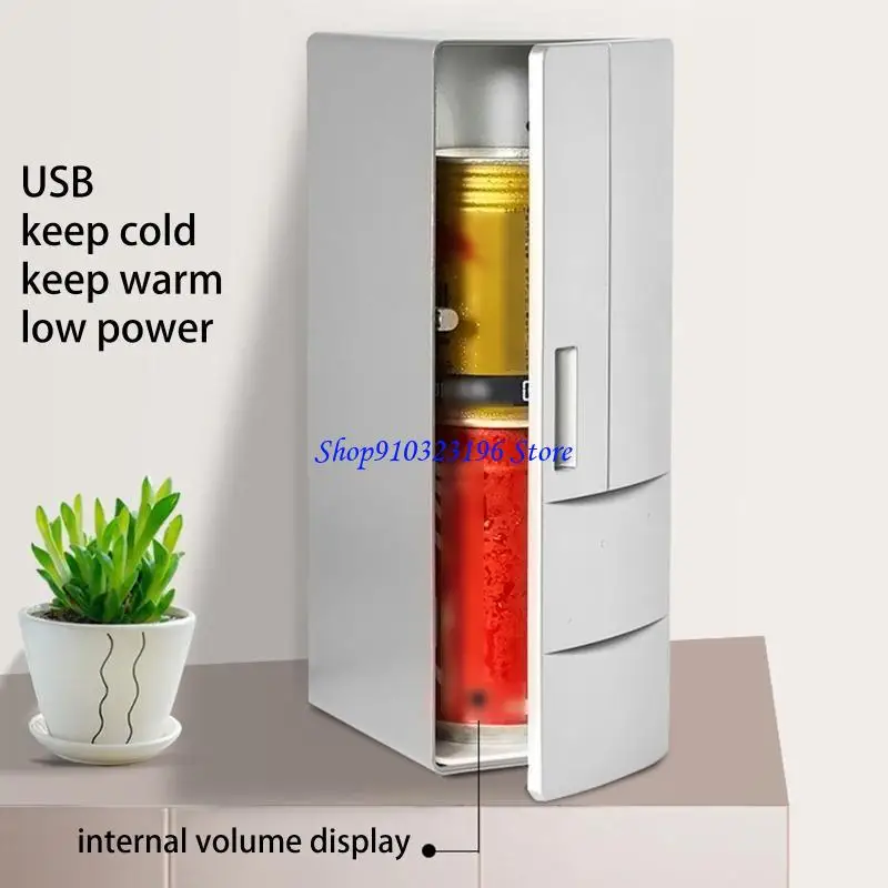 Q1JF 미니 USB 전기 냉장고 소형 음료 캔 컴퓨터 노트북 용 쿨러/따뜻한 냉동고 음료 냉장고