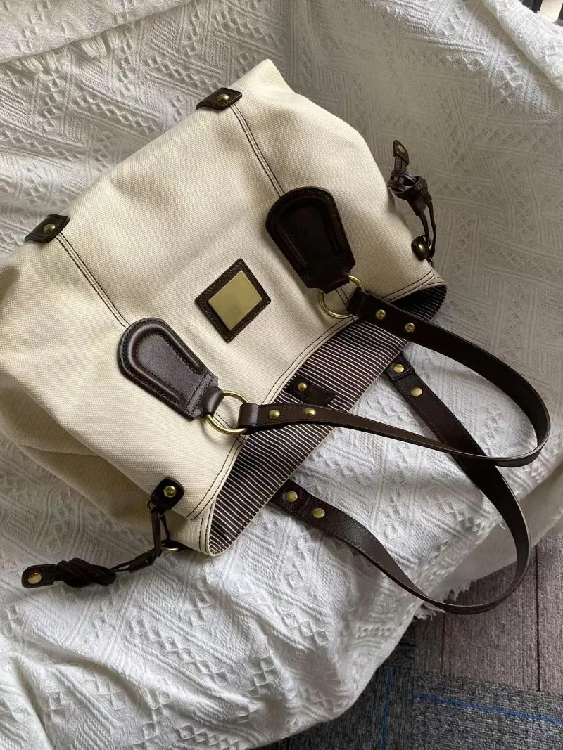 Large-capacity Retro Shoulder Bag 2025 New Versatile Commuting Premium Women‘s Tote Bag Light Luxury High-end Fashion Armpit Bag