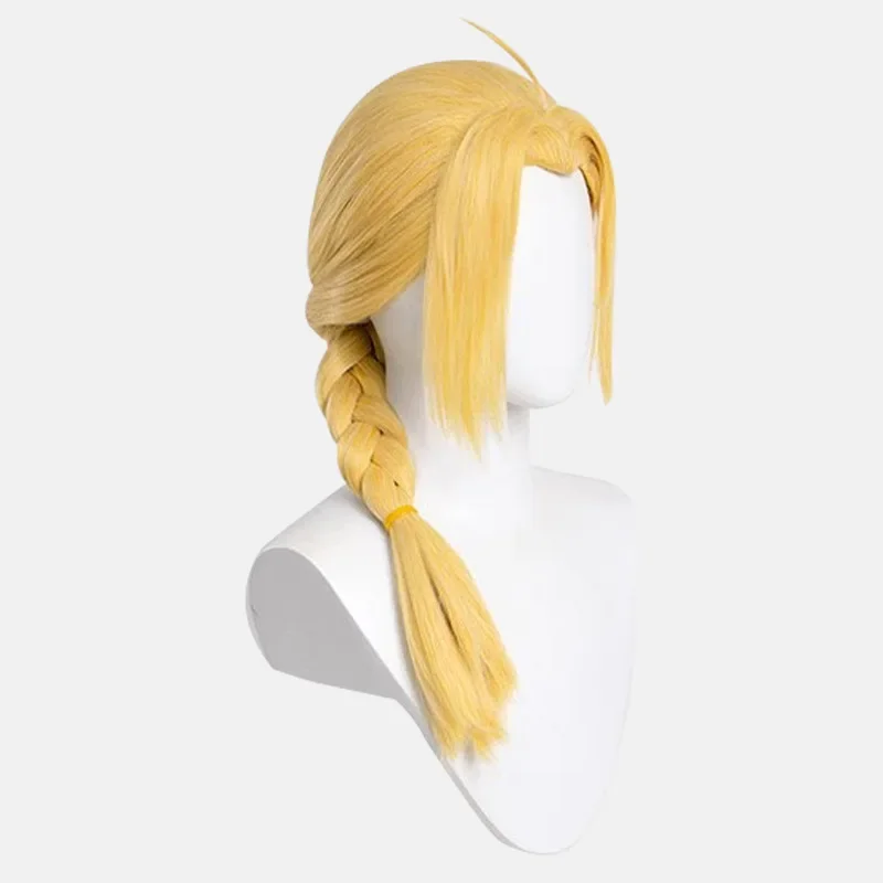 Fullmetal Alchemist-Inspired Edward Elric Short Blonde Wig Cosplay for Unisex