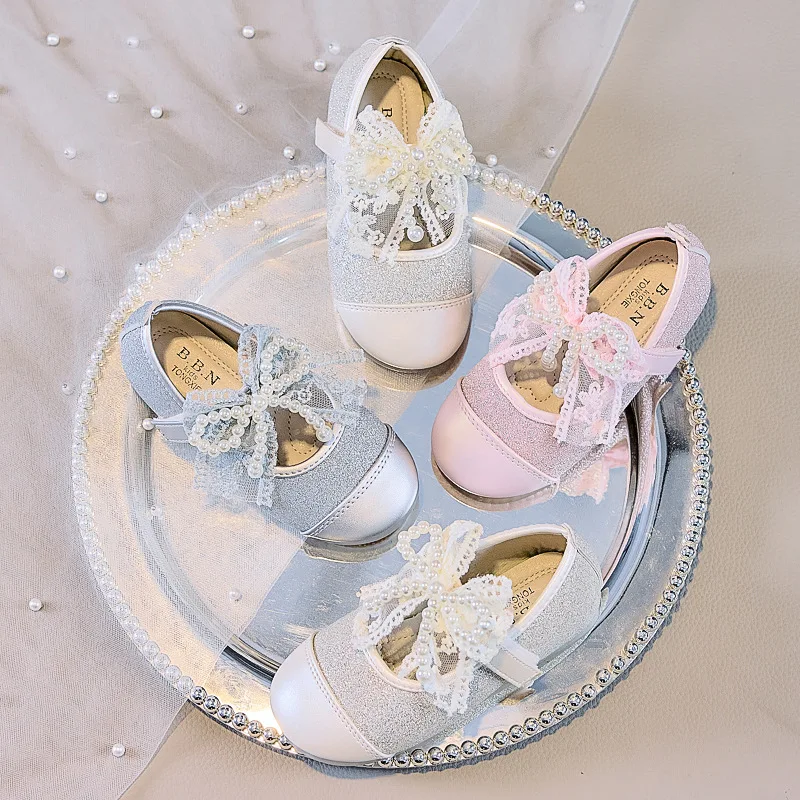 Girls Korean Style Soft Bottom Anti Slip Party Shoes