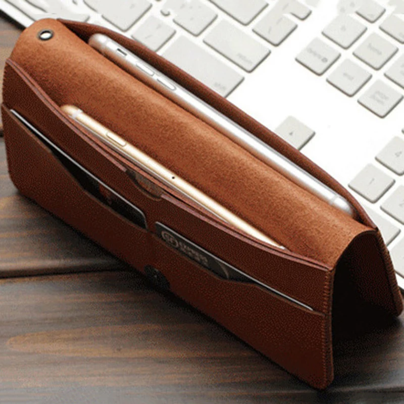 Description Picture 3 of item1Set DIY Kraft Paper Template Clutch Bag Foldable Long Wallet Sewing Pattern Leather Craft Pattern Stencil 10x19.2cm