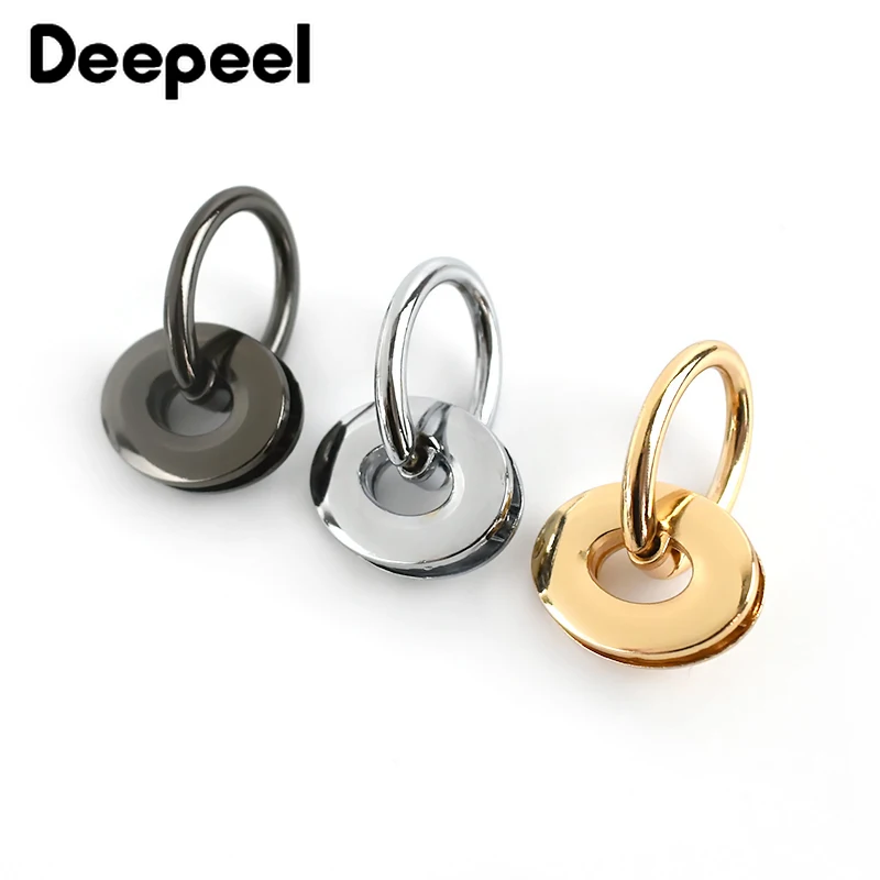 5/10Pcs Deepeel 25*32mm Metall Öse Schnallen Tasche Seite Clip Verschluss Griff O & D Ring schnalle Gepäck Handtasche DIY Hardware Zubehör