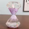 Ocean Theme Hourglass Acrylic Floating Sequin Liquid Timer Oil Drop Hourglass Desktop Liquid Oil Hourglass Home Decorations 4