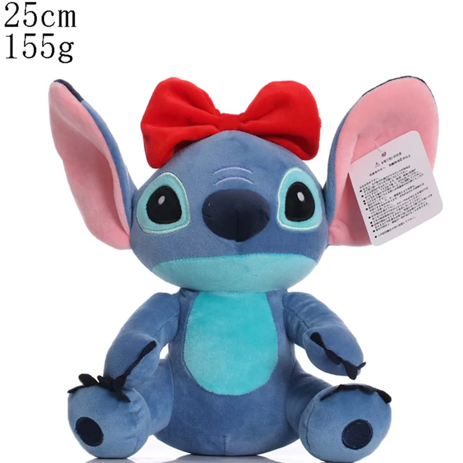 New Hot Toys Cute Purple Stitch Plush Toy 25cm Plush Ins Large-capacity  Girls Portable Bag Pendant Play Slung Dual-use Bag Decor - AliExpress