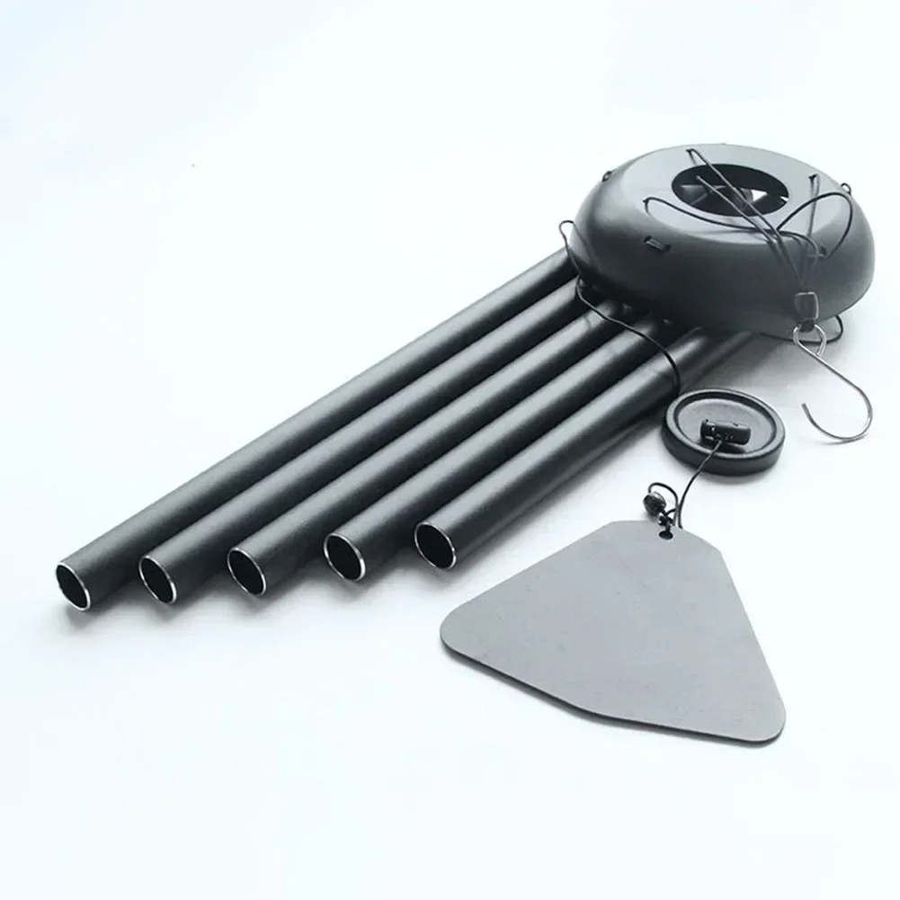 Wind Chimes Wind Chime 36 Inch Wind Chimes Outdoor Large Dark Toned 5 Heavy Tubes Aluminum Outside Deep Tone Adjustable Garden Decor