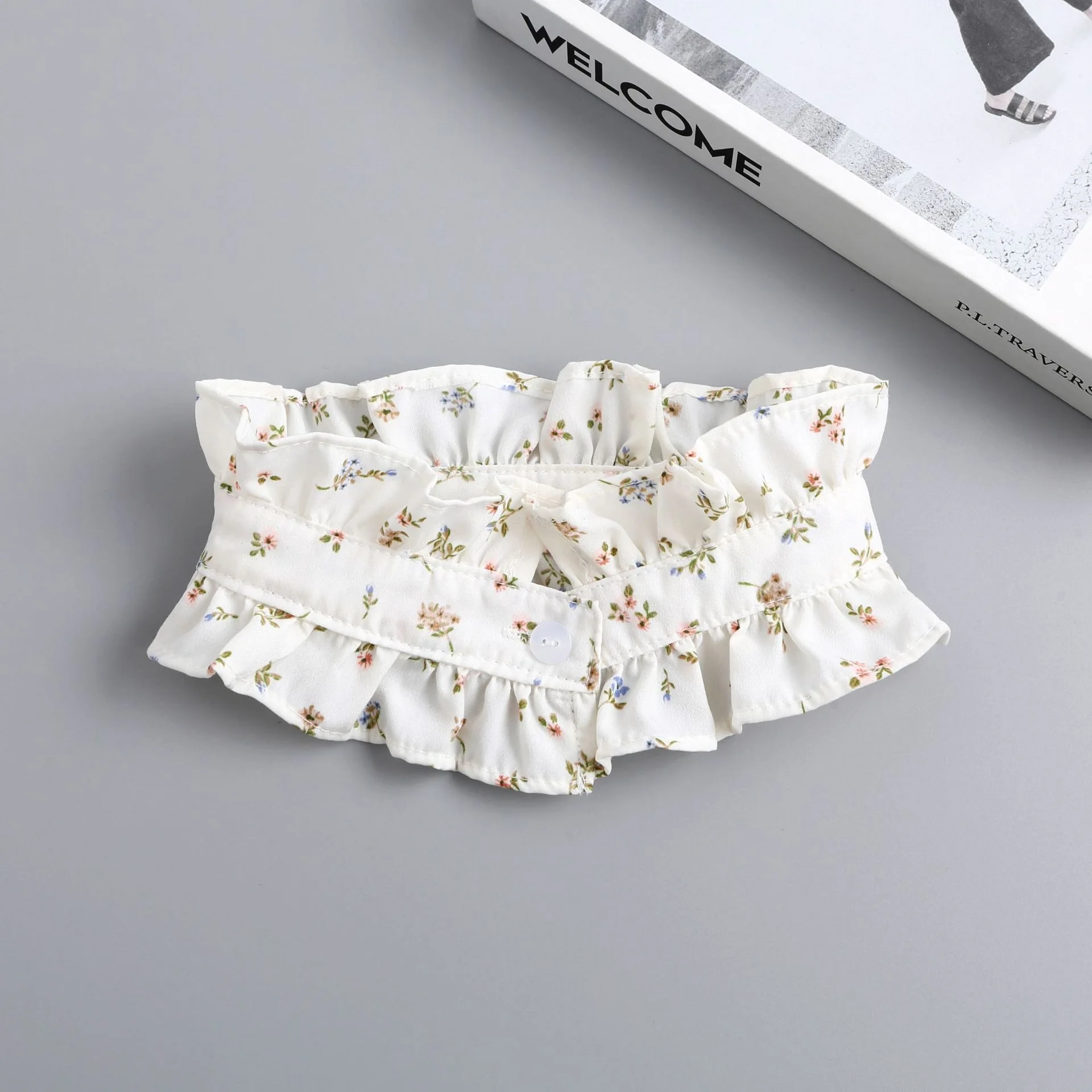 Vintage Lace Ruffled Detachable Collar