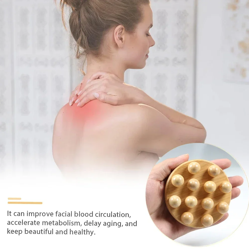 Wood Therapy Massage Tools,Professional Wooden Massage Body Brush for Cellulite Remover,Body Shaping,Lymphatic Drainage Massager