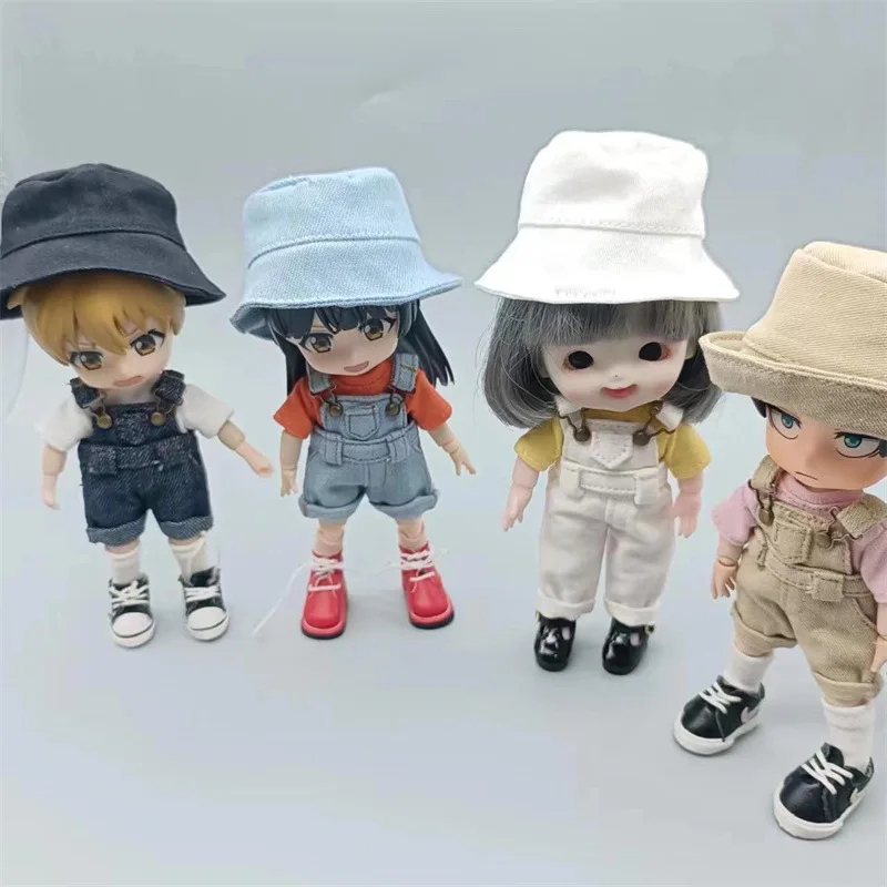 GSC 1/12 인형 오버올 진, OB11 인형 의류, 핫 세일