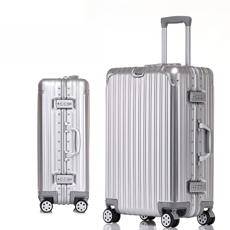 Valise de Voyage en Alliage d'Aluminium-Magnésium,Bagage à
