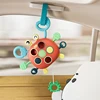 Montessori Toddler Pull Toy String Sensory Toys Silicone Activity Development Baby 0-12 Months 0-1 Year Educational Gifts 4