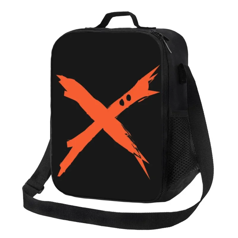 

Anime Bakugou Katsuki Logo X Insulated Lunch Bag For Camping Travel Boku No My Hero Academia Leakproof Thermal Cooler Bento