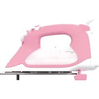 1800W Smart Iron with Auto Lift for Clothes, Sewing, Quilting and Hand Ironing Soleplate Steam Iron Pink Electric Irons 1