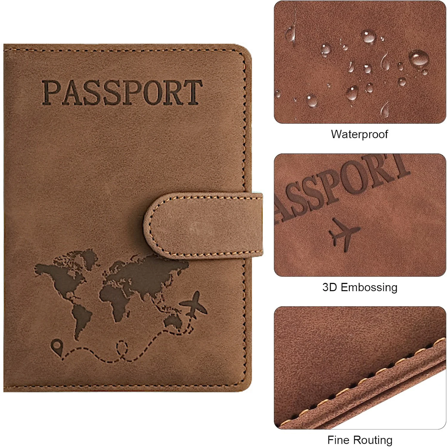 Travel Essentials Passport Holder and Wallet Cover