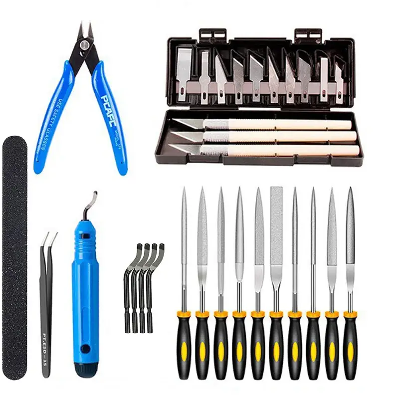 32PCS 3D Printer Tool Kit Spatula Deburring Scraper Finishing Tools for PLA ABS Removal Print Surface Bed Maintenance image 1