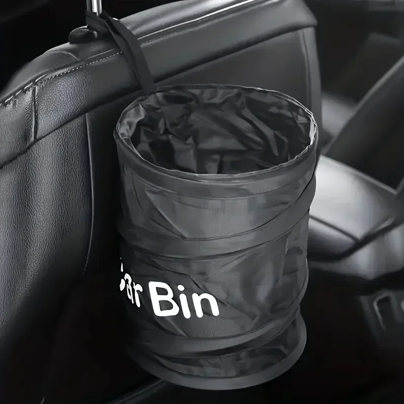 Foldable Car Trash Can Portable Hanging Pop Up Trash Bag For Car Storage Box Auto Interior Accessories