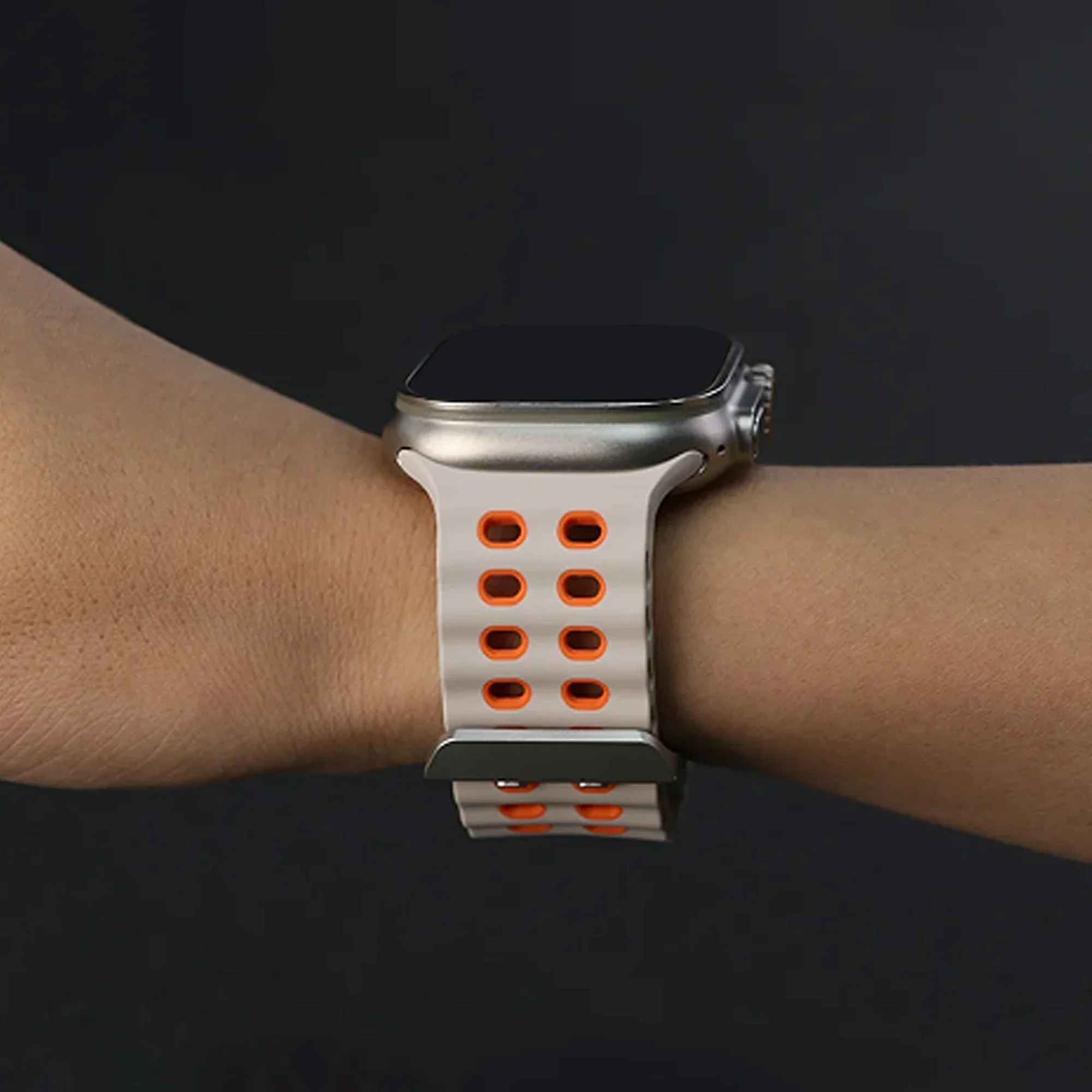 Sport Silicone Strap Bracelet for Ocean Band Apple Watch