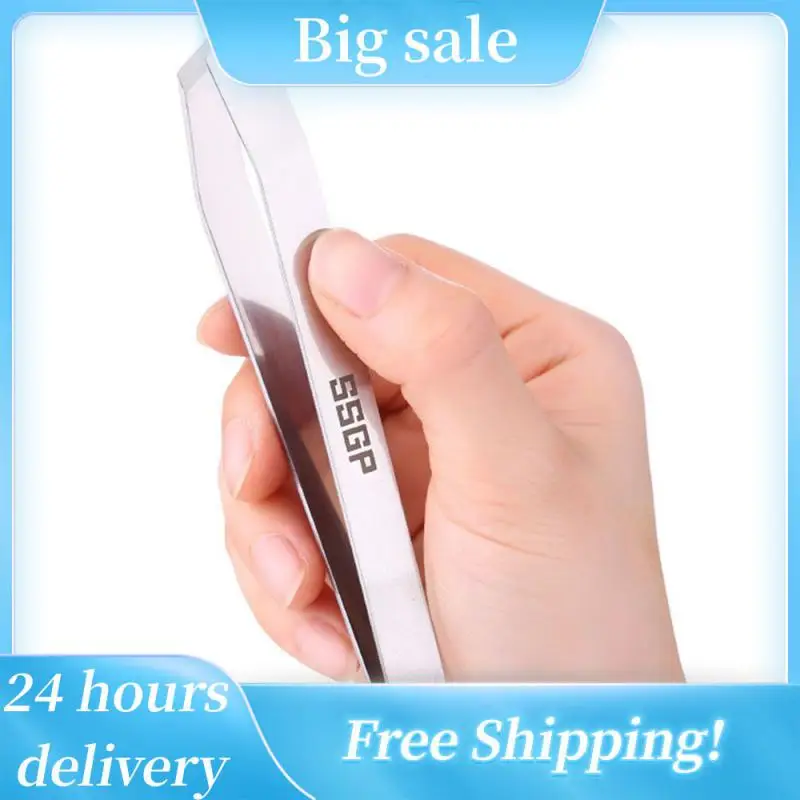 Pinzas Planas Y Inclinadas De Acero Inoxidable, Herramienta Para Quitar Huesos De Pescado (4,6 "), Utensilios De Cocina