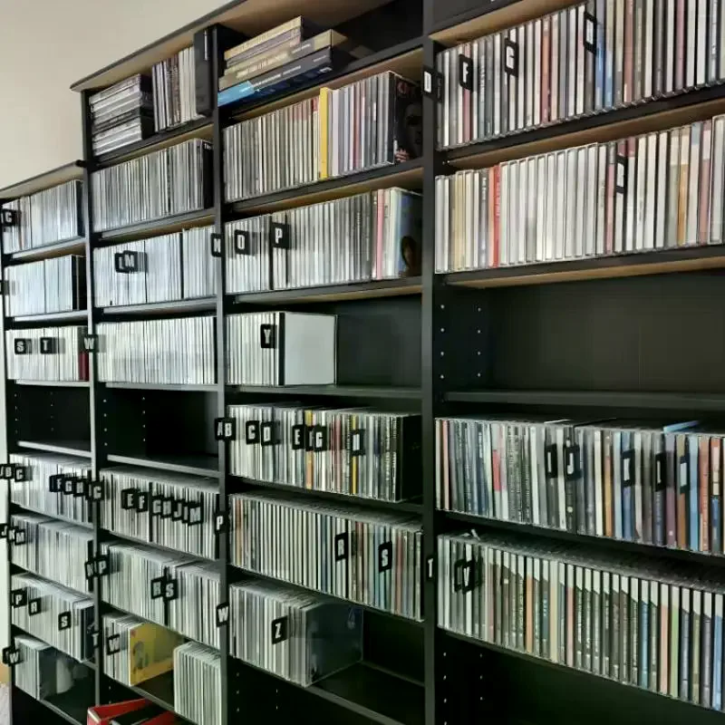 26개 A-Z 알파벳 CD/DVD/비닐 레코드 보관 디바이더 파일 정리 분리대 가정 및 사무실 공간 절약