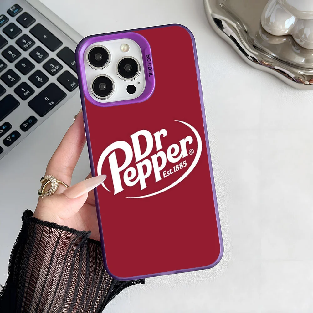 1 قطعة شرب الكرز D-Dr-P-Pepper جراب هاتف IMD جراب...