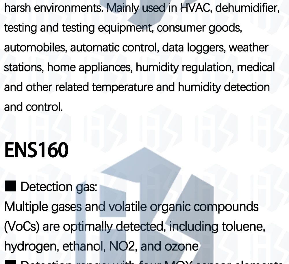 ENS160+AHT21 Kohlendioxid CO2 ECO2 TVOC Luftqualitäts-, Temperatur- und Feuchtigkeitssensor, Ersatz für CCS811 für Arduino – Detail 24
