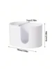 2in1 Acrylic Storage Box Bathroom Jar Makeup Organizer Cotton Round Pad Holder Cotton Swab Box Qtip Holder Dispenser Organizer 6