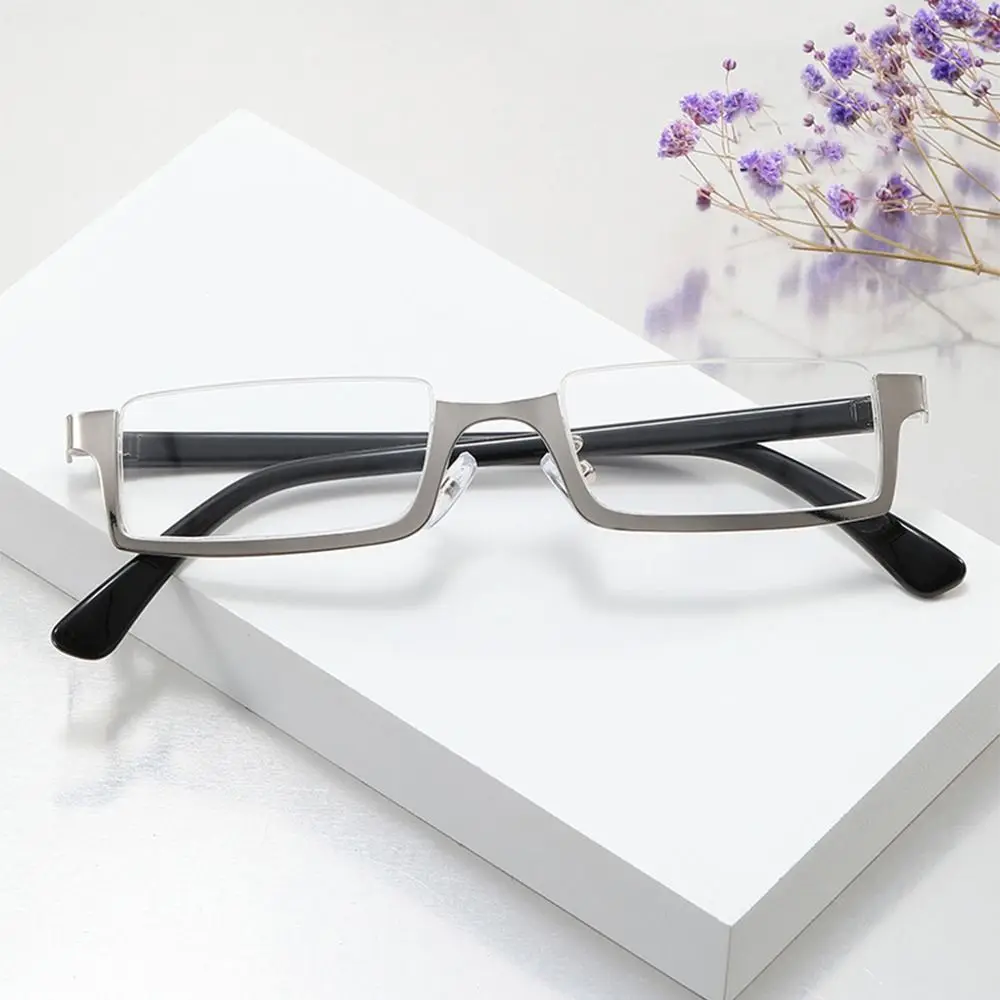 Metal Anti Blue Light Glasses Ultralight Square Eyewear