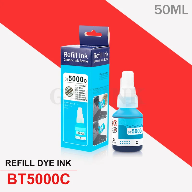 Dye Ink Kit 4Colors/Set For BR DCP T300 T500W For Brother MFC-T800W dye ink kit