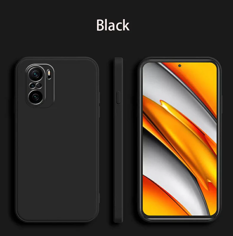 Square Liquid Silicone Phone Case with Camera Protection Cover - Enhanced Design