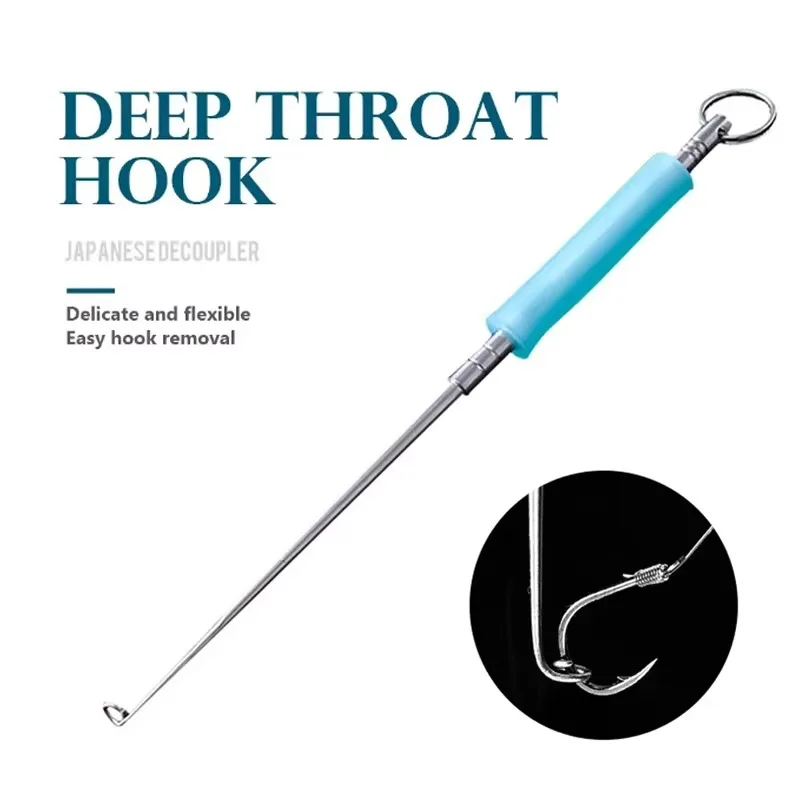 المحمولة الجديدة الفولاذ المقاوم للصدأ خطاف الصيد مزيل النازع أداة السلامة النازع الصيد هوك ديتاشر مزيل الصيد اكسسوارات الصيد