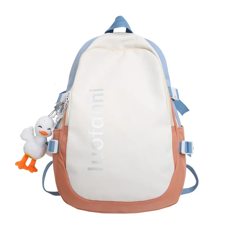 Trendy Girl Travel Student Bag Cool Female Waterproof College Backpack Lady Nylon Laptop Backpack Book Fashion Women School Bags 