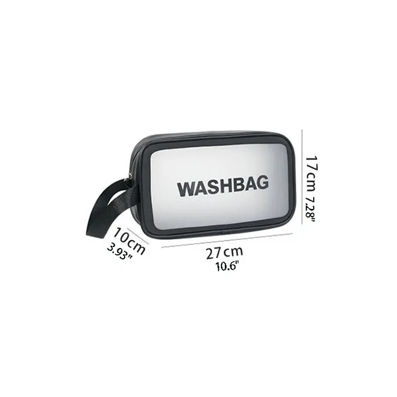 Neceser de maquillaje transparente e impermeable para viaje grande_voghion.com