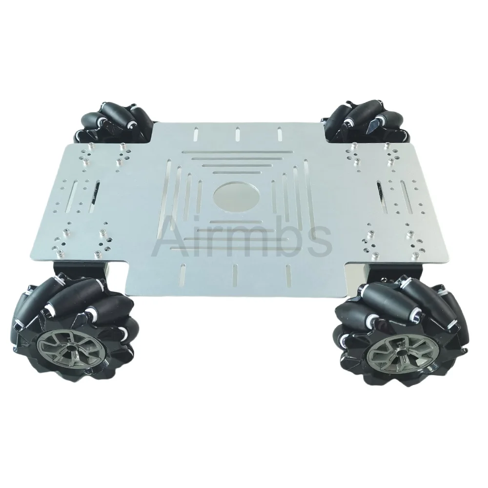 25KG 하중 4WD 메카넘 휠 로봇카 PS2 아두이노 컨트롤러 DC 12V 엔코더 모터 아두이노 ROS 로봇 암 섀시용