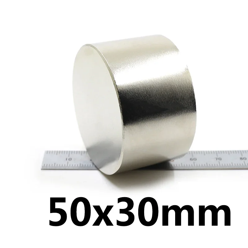 1/2PCS 50x30mm Neodymium Magnets