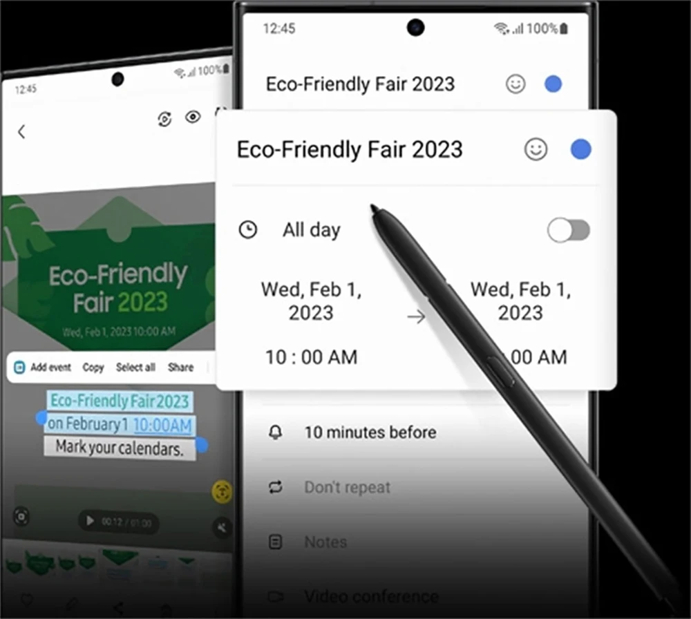 Enhanced Stylus Pen with Bluetooth