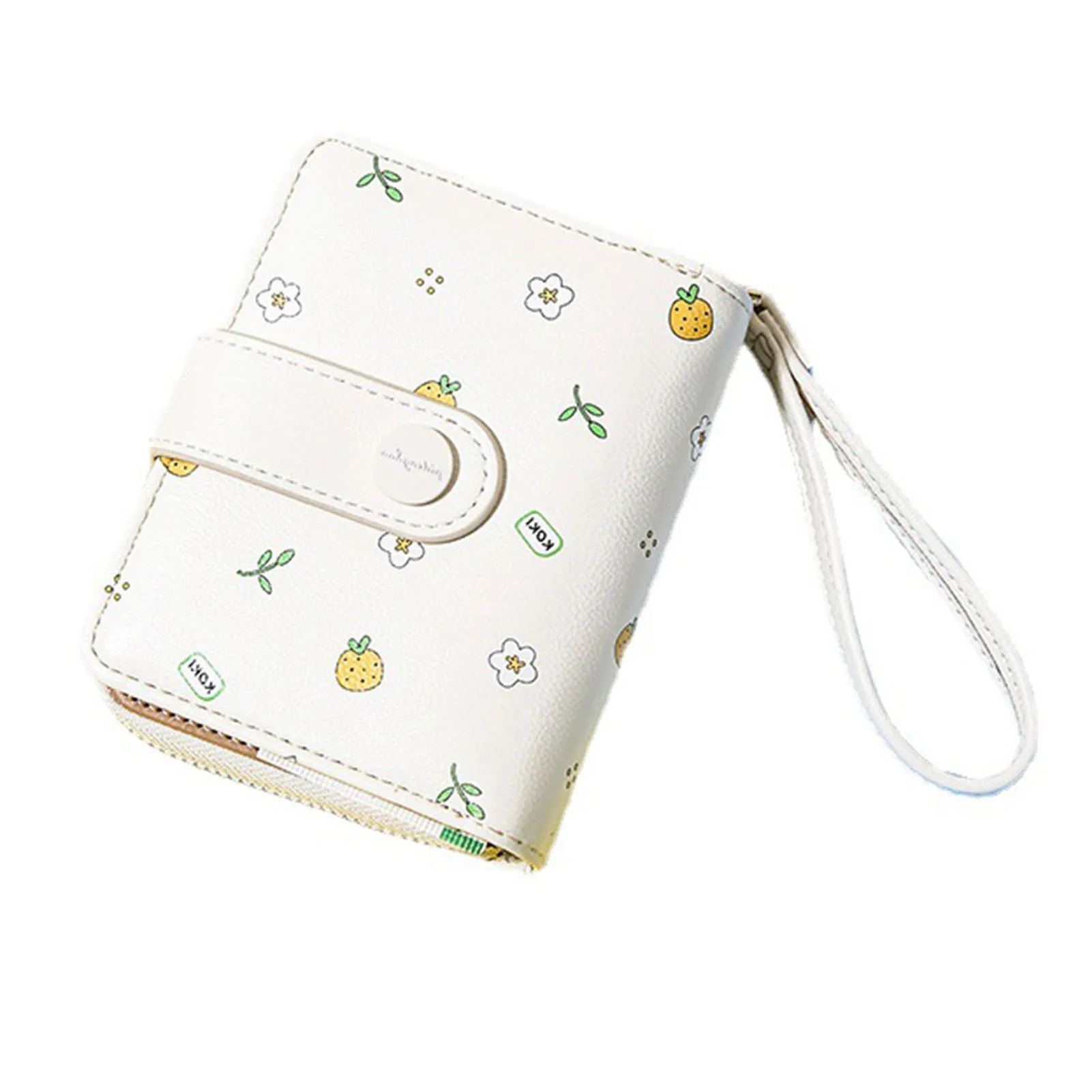 

Japanese Style Woman Wallet Zipper Closure Card Holder Purse for Vacation Trip School Party
