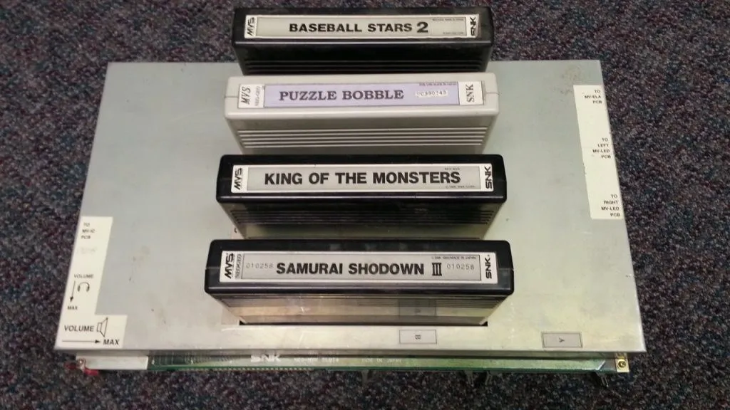 레트로 비디오 아케이드 NEOGEO MVS 마더보드, MV1B 카트리지, MV1FZ, MV1C 아케이드 카트리지 복사 게임 보드, PCB Jamma mvs 메인보드