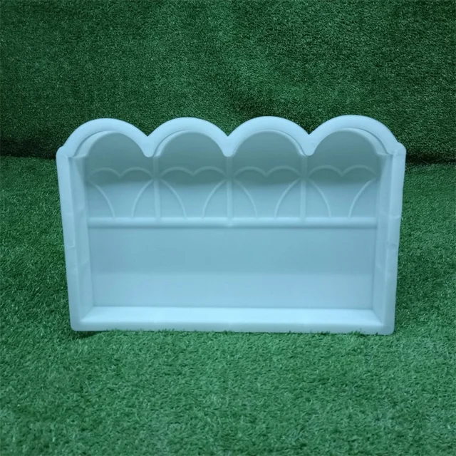 Kerti Tégla Penész Antik Tó Kerek Szél Kerítés Cement Zöldség Fű Doboz - Image 4