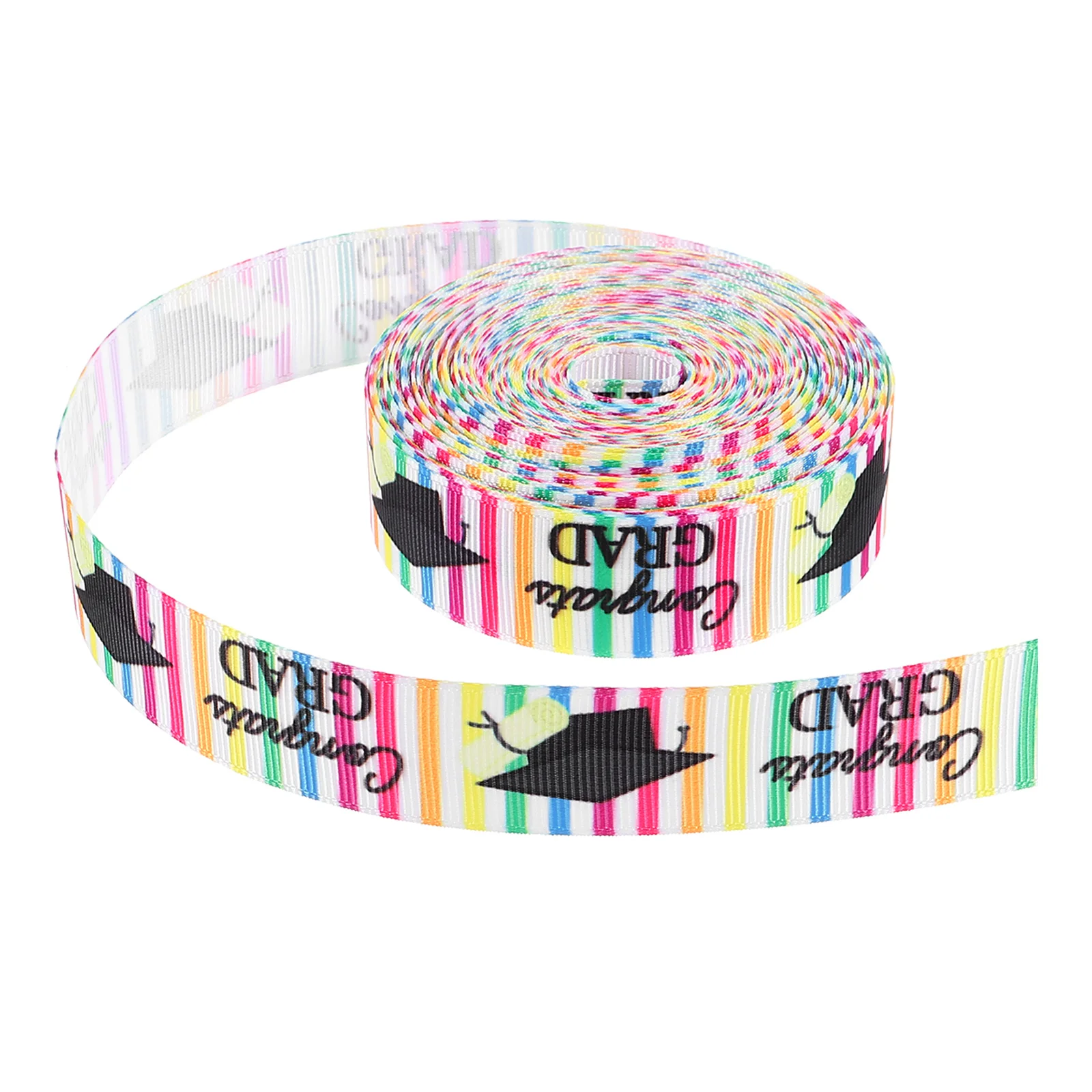 

1 Roll Decorate Graduation Gift Packaging Ribbon Bowknot Making Ribbon Graduation Elements Ribbon