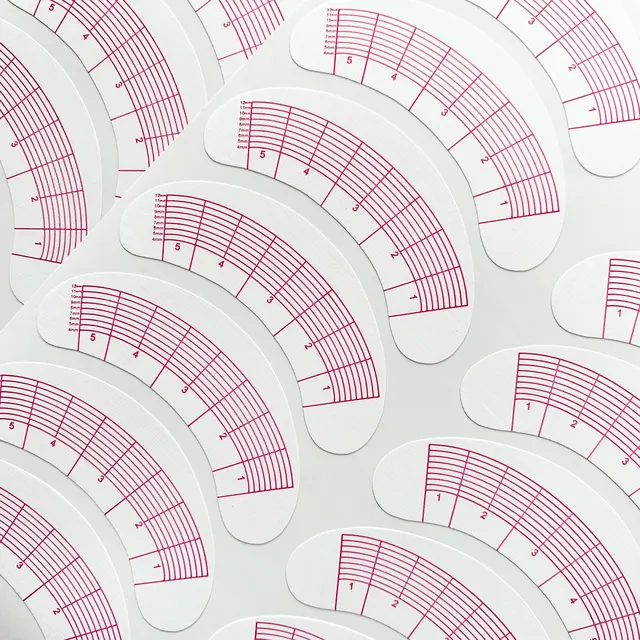 70 Pairs Lash Mapping Stickers Under Eye Positioning Tips Sticker for Eyelashes Extension Practice Eye Pads Paper Patches 5