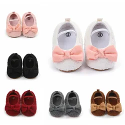 Chaussures en dentelle avec nœud pour bébé fille, chaussures pour les premiers pas du nouveau né, à la mode, printemps, été 