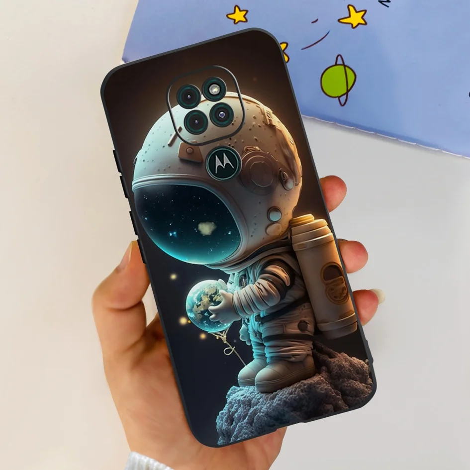 Elegant Flower Soft Silicone Case - Motorola Moto G9 Series
