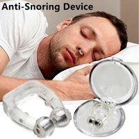 Magnetic Anti Snore Device Stop Snoring Nose Clip Easy Breathe Improve Sleeping Aid Apnea Guard Night Device With Case 1/2/4PCS 1