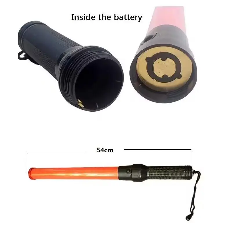 LED traffic command stick warning stick fire emergency flash signal outdoor handheld fluorescent at night led warning light traffic signal wand