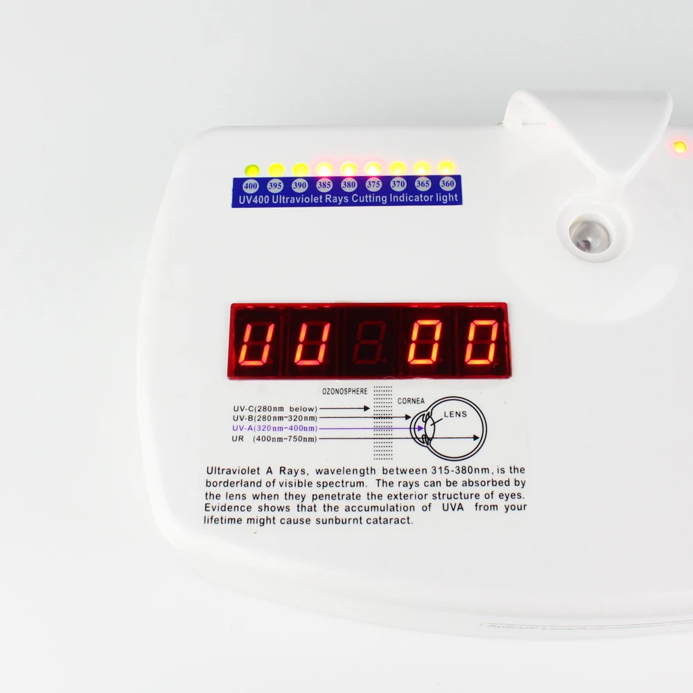 UV400 Lens Tester Anti-Radiation Test Machine Anti-Ultraviolet Eyeglasses Detector