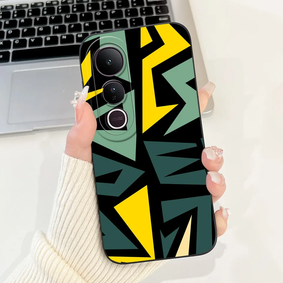Cool Fashion Space Sunset Painted Soft Liquid Silicone Shockproof Cover