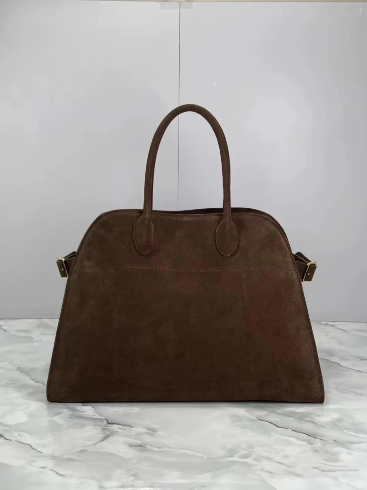 designer women cow suede leather totes large capacity office ladies work handbag autumn new luxury underarm shoulder bag Designer Women Cow Suede Leather Totes Large Capacity Office Ladies Work Handbag Autumn New Luxury Underarm Shoulder Bag 2