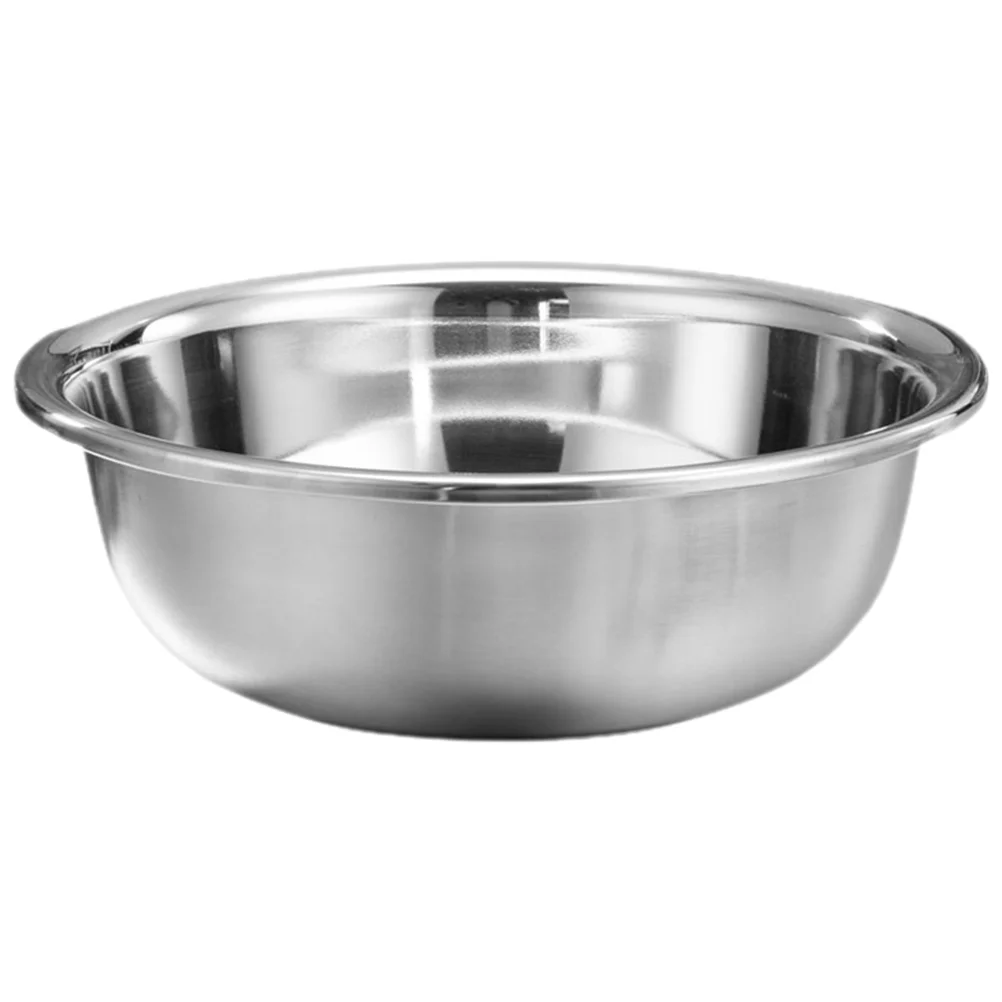 Stainless Steel Vegetable Basin Extra Large Mixing Bowl Bowls Kitchen Big  Metal