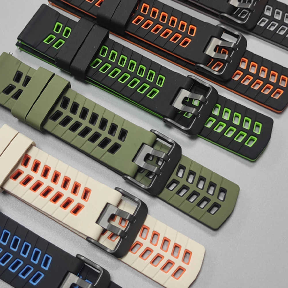 Silicone Soft Strap 22mm Smartwatch Wristband